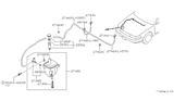 Diagram for 1989 Nissan Maxima Windshield Washer Nozzle - 28931-85E00