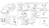 Diagram for 1990 Nissan Maxima Relay - 28423-85E00