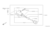 Diagram for 1993 Nissan Maxima Clutch Slave Cylinder - 30621-2T027