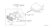 Diagram for 1990 Nissan Maxima Fog Light - 26154-85E00