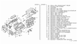 Diagram for 1991 Nissan Maxima Cylinder Head Gasket - 10101-85E86