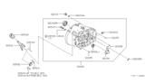 Diagram for 1993 Nissan Maxima Bellhousing - 30400-96E00