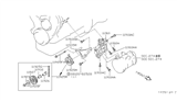 Diagram for 1994 Nissan Maxima A/C Idler Pulley - 11925-85E00