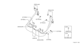 Diagram for 1991 Nissan Stanza Seat Belt - 88842-85E12