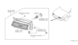 Diagram for 1992 Nissan Maxima Headlight - 26014-85E01