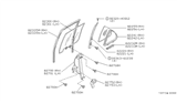 Diagram for 1991 Nissan Maxima Window Regulator - 82720-85E00