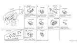 Diagram for Nissan Maxima Hazard Warning Switch - 25290-85E00