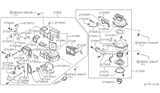 Diagram for Nissan Maxima Blower Motor - 27200-85E00