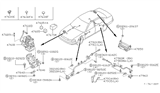 Diagram for 1994 Nissan Maxima ABS Control Module - 47850-86E00