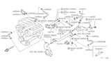 Diagram for 1994 Nissan Quest Cooling Hose - 14055-85E00