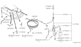 Diagram for 1989 Nissan Maxima Antenna Cable - 28242-85E00