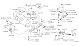 Diagram for 1994 Nissan Maxima Motor And Transmission Mount - 11370-96E20