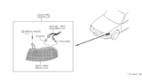 Diagram for 1991 Nissan Maxima Side Marker Light - B6110-85E00