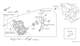 Diagram for 1990 Nissan Maxima Timing Cover - 13500-85E00