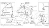 Diagram for 1990 Nissan Maxima Seat Belt - 86862-85E00