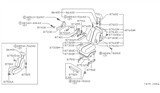 Diagram for 1991 Nissan Maxima Seat Switch - 87016-96E10