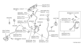 Diagram for Nissan Maxima Door Striker - 80570-41B00