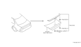 Diagram for Nissan Maxima Spoiler - 96030-85E25