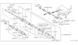 Diagram for 1992 Nissan Stanza CV Joint - 39711-55E00