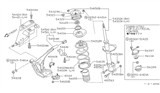 Diagram for 1991 Nissan Maxima Control Arm - 54501-96E00