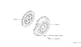 Diagram for Nissan Maxima Pressure Plate - 30210-85E00