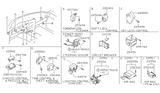 Diagram for Nissan Maxima Steering Angle Sensor - 28475-85E10