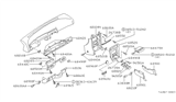 Diagram for 1990 Nissan Maxima Ashtray - 68810-85E00