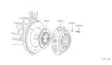 Diagram for 1993 Nissan Maxima Clutch Disc - 30100-96E09