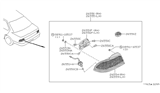 Diagram for 1989 Nissan Maxima Tail Light - B6555-85E00