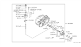 Diagram for Nissan Maxima Bellhousing - 31340-21X66