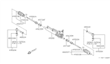 Diagram for 1991 Nissan Maxima Tie Rod End - 48520-88E25