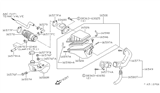 Diagram for 1992 Nissan Maxima Mass Air Flow Sensor - 22680-16V00