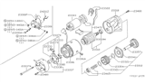 Diagram for 1989 Nissan Maxima Starter Drive Gear - 23312-26V00