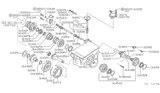 Diagram for 1997 Nissan Stanza Pinion Bearing - 31408-80X06