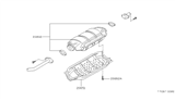 Diagram for 1989 Nissan Maxima Catalytic Converter - 20802-43E25