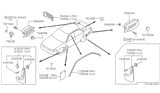 Diagram for 1989 Nissan Maxima Weather Strip - 76842-85E10