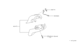 Diagram for 1993 Nissan Maxima Steering Column Cover - 48474-96E01