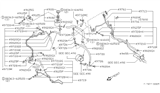 Diagram for 1989 Nissan Maxima Power Steering Hose - 49710-85E02