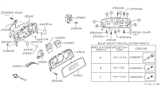 Diagram for 1992 Nissan Maxima Instrument Cluster - 24820-6E320