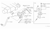 Diagram for Nissan Maxima EGR Valve - 14710-97E10