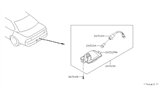 Diagram for 1993 Nissan Maxima Light Socket - 26251-85E00