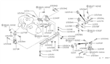 Diagram for Nissan Van Crossmember Bushing - 11248-85E01