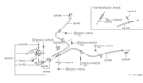 Diagram for 1989 Nissan Maxima Parking Brake Cable - 36402-85E00