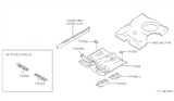 Diagram for 1991 Nissan Maxima Floor Pan - 74312-85E30