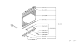 Diagram for 1993 Nissan Maxima Radiator - 21410-85E01