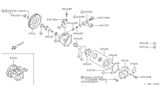 Diagram for 1989 Nissan Maxima Power Steering Pump - 49110-86E00