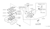 Diagram for 1994 Nissan Maxima Intake Manifold - 14012-0P200