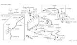 Diagram for 1991 Nissan Maxima Radiator Support - 21507-86E00