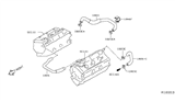 Diagram for 2011 Nissan Pathfinder PCV Hose - 11826-ZL80B