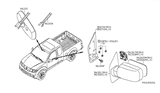 Diagram for 2012 Nissan Frontier Car Mirror - 96302-9BC9B